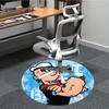 1pc Popeye Sailor Office Round Area Rug, Under Office Chairs Bedroom Living Room Home Decor, Room Deco
