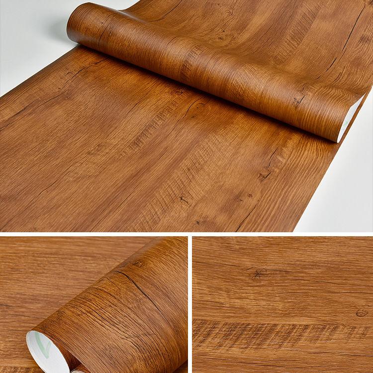Waterproof Wood Vinyl Wallpaper Roll Self Adhesive Decor Contact Paper Doors Cabinet Desktop Modern Furniture Decorative Sticker