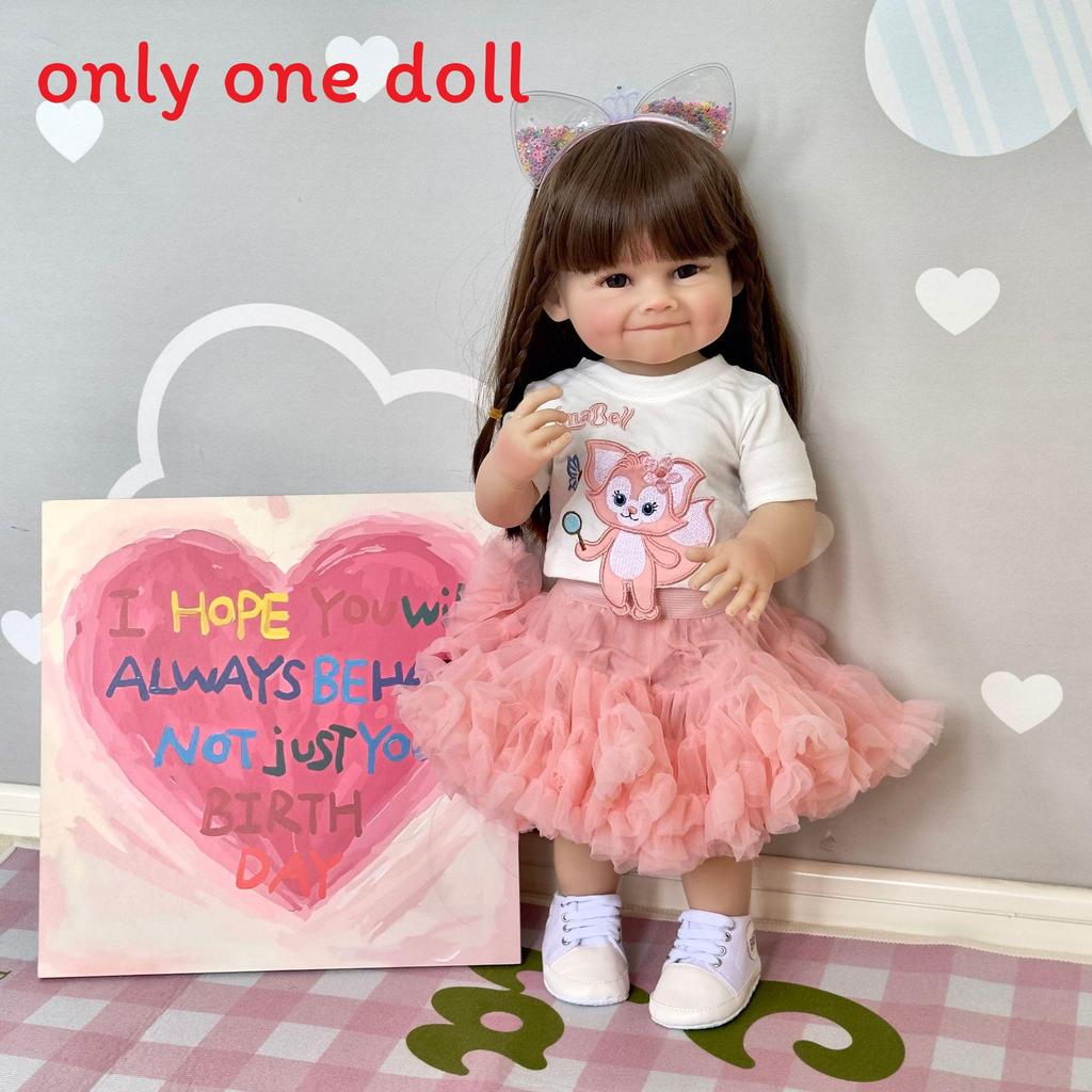 

Realistic Silicone Reborn Baby Doll With Smile Face For Collectors And Gift Enthusiasts