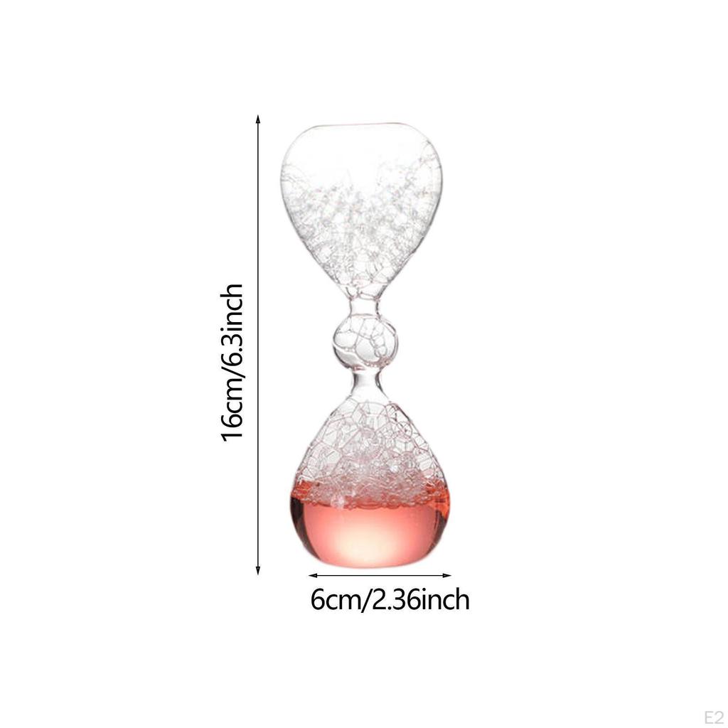 Bobleglass Timer Flytende Bevegelse Timeglass Hjem Aksent Unik Kunst
