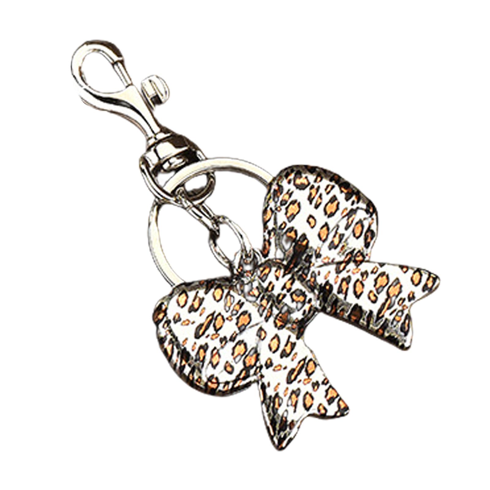 

Trendy Leopard Key Holder Modern Leopard Pattern Keychain Hanging Charm for Adding Flair to Keys and Bags 1