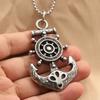 European and American Ship Anchor Mens Necklace Personalized Punk Trendy Mens Pendant Retro Necklace