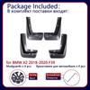 Ensemble de 4 garde-boue pour BMW X2 F39 2018, garde-boue, garde-boue, garde-boue avant et arrière, accessoires de voiture