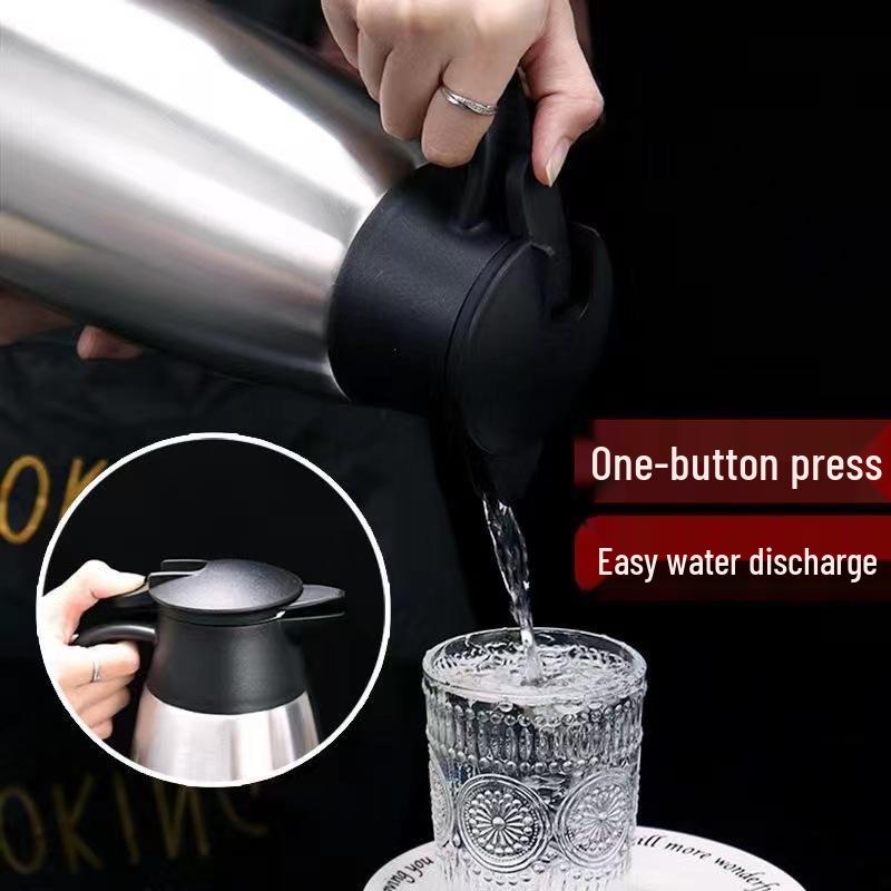 2.0L Dwuwarstwowy Izolowany Próżniowo Czajnik do Kawy ze Stali Nierdzewnej 304 - Termos klasy spożywczej na prezent