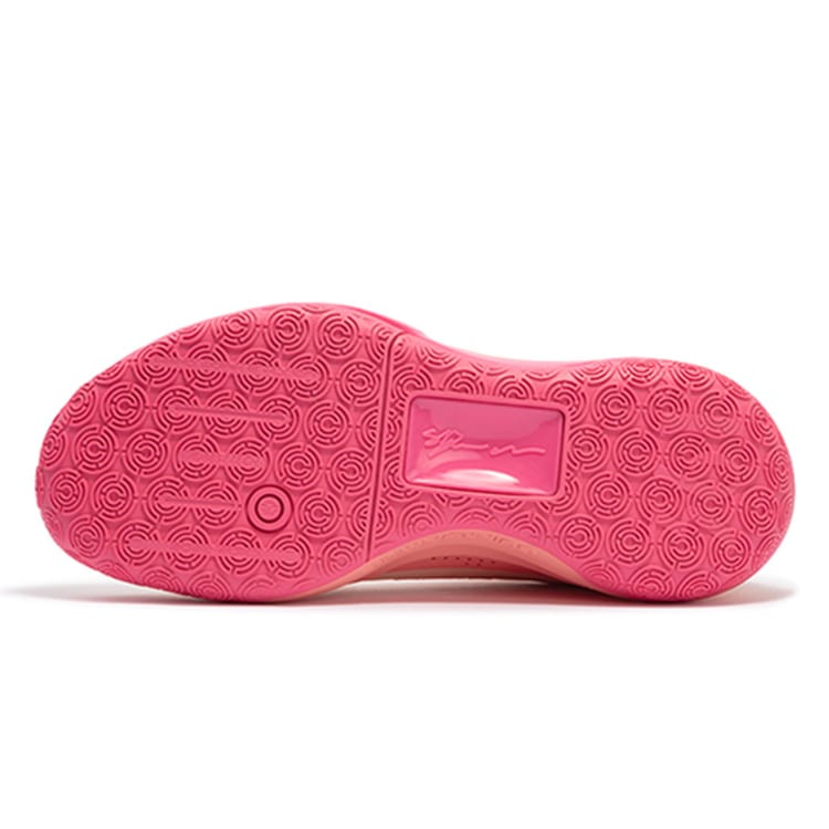 361 DVD Team Red Coral Game Ready Low Top Basketball Shoes Men's Pink 672421113-1