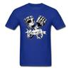 Young T-Shirt Skull Piston Tshirt Skulls Printed Men T Shirt Fashionable Rider Tops Retro Tees Punk Hipster Clothes Oversized