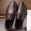 Nuove Scarpe in Pelle Resistenti da Uomo Moda Versatili Impermeabili Scarpa Mocassini Antiscivolo Casual Nuove Comode Scarpe da Lavoro da Uomo