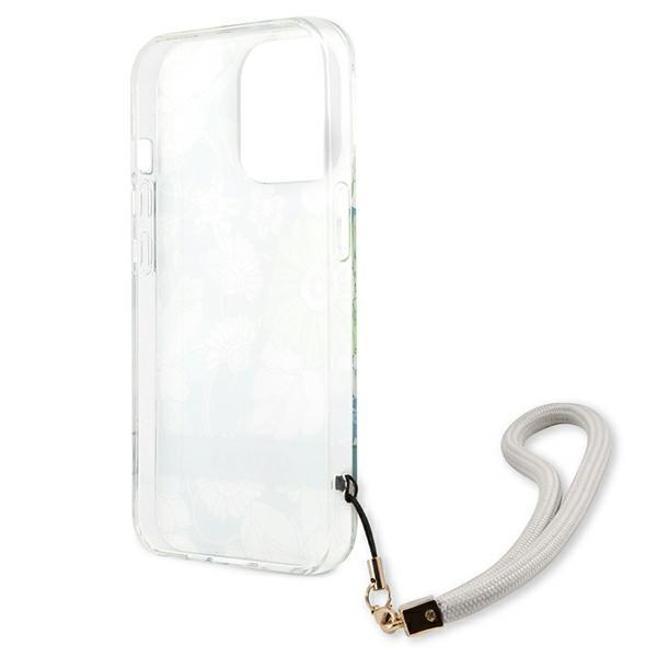 Guess Guhcp13Xhflsn Iphone 13 Pro Max6,7 Zielony/Green Hardcase Flower Strap