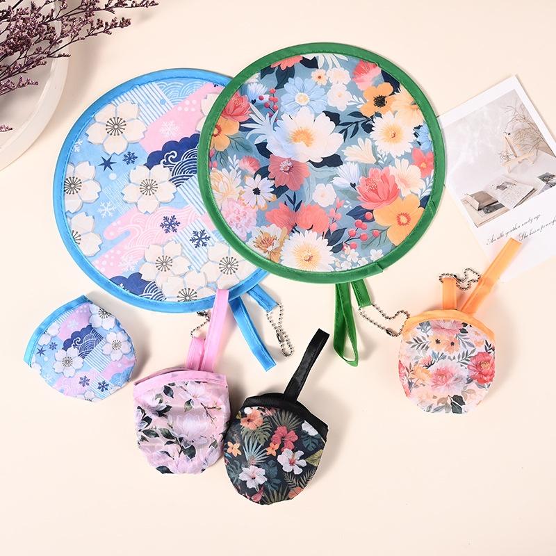 Round Folding Fan Easy to Pack Portable Cooling Solution for Summer Getaways