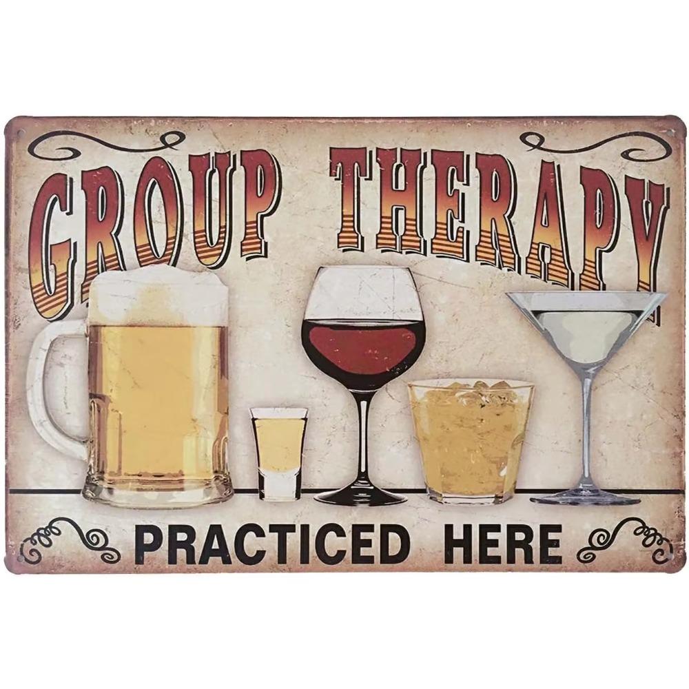 Retro Funny Bar Metal Sign Vintage Plaque Perfect for Pub Club Man Cave Kitchen and Wall Decor