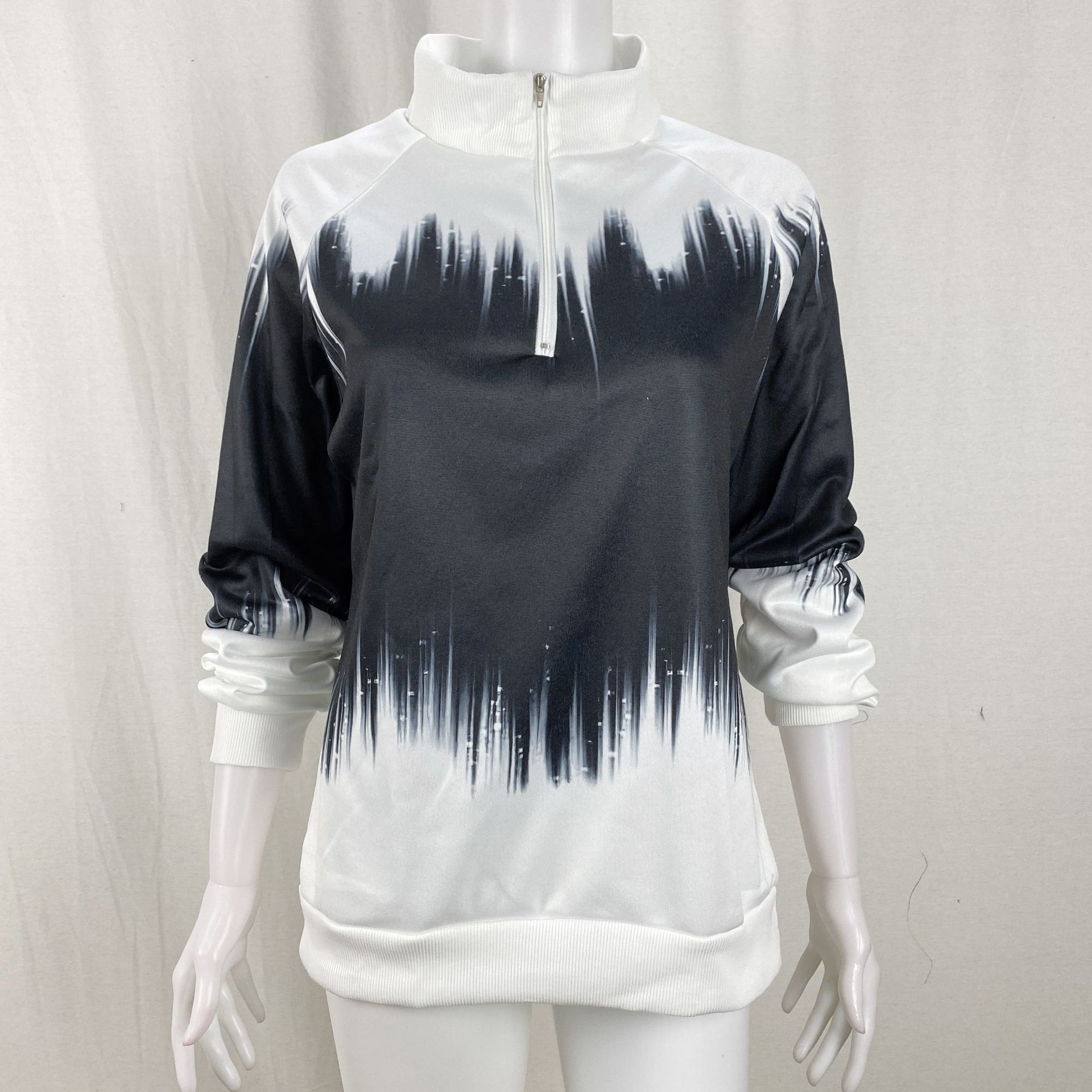 

Женская толстовка с длинными рукавами и полушубком на молнии, кардиган, мешковатые теплые женские топы, пальто, модные повседневные толстовки, свитшоты L чёрный