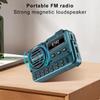 Portable Digital FM Radio with LED Display Digital Radio Recorder BT 5.4 Radio Speaker Gifts for Seniors Elderly