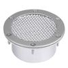 Universal Car Racing Air Duct Grille Bumper Vent Inlet für Kaltlufteinlass (Silber)