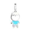 Cute Little Boy Little Girl Charm Beads Dangle Original Fit Copper Bracelet Necklace Beads For Diy Jewelry Women Gift