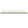 Electric Awning with Crank Cream 5x3 M