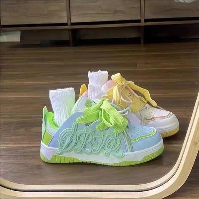 2024 NEW Womens Sports Shoes Colorful Original Comfortable and Elegant Casual Sneakers Athletic Letter Ladies Footwear