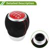 HOPESPANNER Subaru 6 Speed Manual Gear Shift Knob Plastic Synthetic Leather Car Gearbox Stick