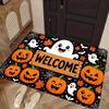 Halloween Pumpkin Doormat: Anti-Slip, Water-Absorbing, Dirt-Resistant, Durable Entryway Mat
