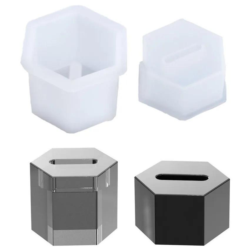 DIY Crystal Epoxy Mold Ring Holder Storage Holder Silicone Mold Moldes De Silicona Para Cemento