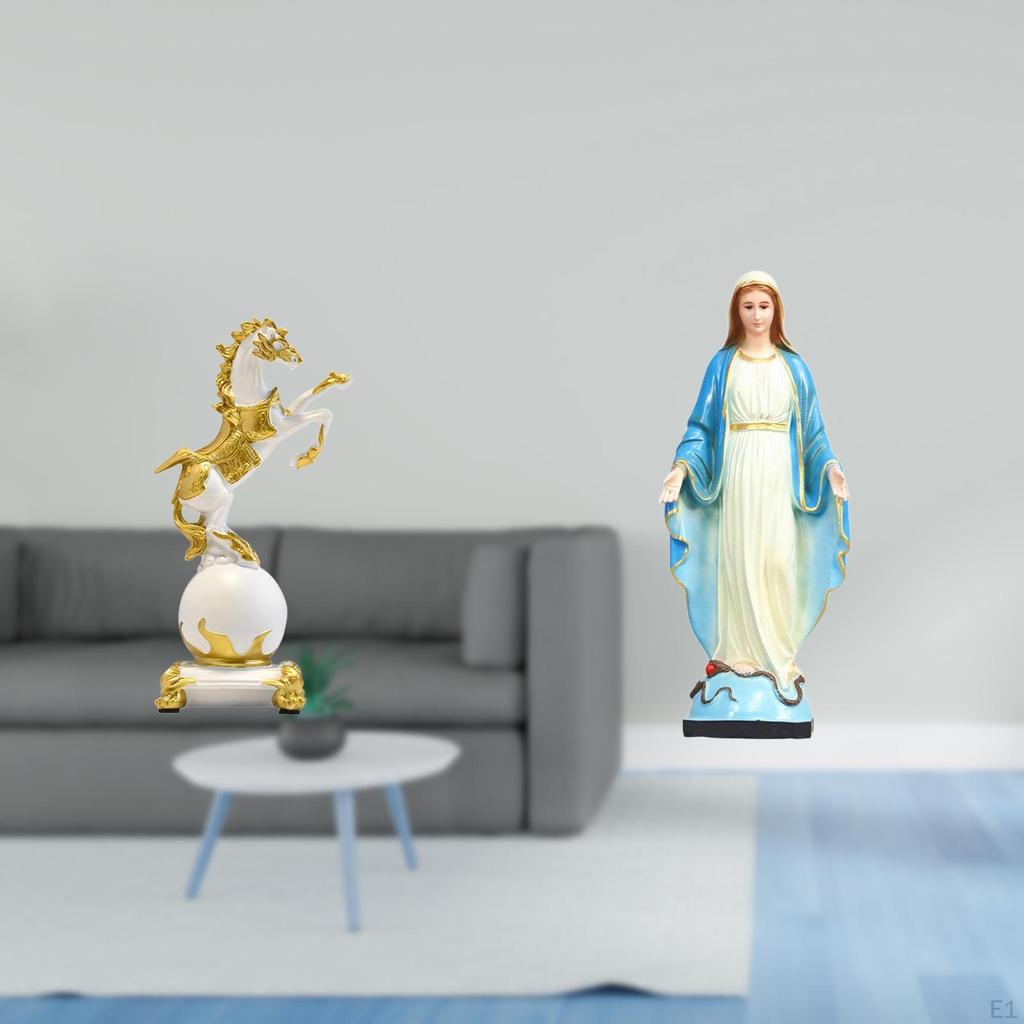 Graceful Equine Lady Modern Religious Animal Sculpture Collection for Bedroom Living Room