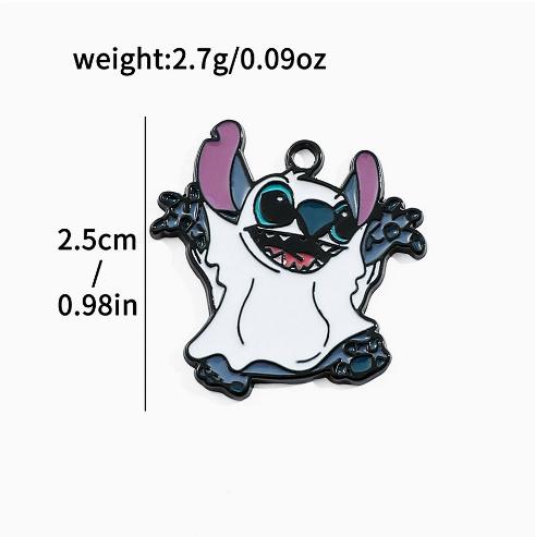 10 pcs Halloween Charms Enamel Charms Pendants for Jewelry Making Necklaces Earrings Braceltes DIY Crafts Gifts