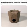Charcoal Heater Heavy-Duty Tabletop Warmer Cast Iron for Tea Lovers