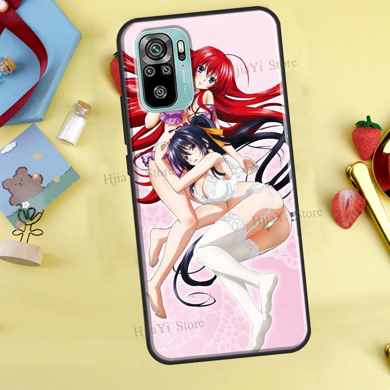 Anime Summer Bikini Girls Case For Xiaomi Redmi Note 11 Pro Note 10 8 9 Pro 9S 10S 11S Cover For Redmi 9 10 9C 9A 9T
