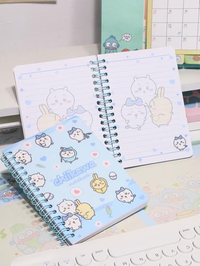 A6 Coil Notebook - Cute Diary with Color Pages for Elementary Students