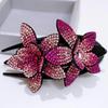 Female Beads Hairgrip Elegant Rhinestone Flower Duckbill Hair Claws Vintage Hair Combs Clip Shinning Hairpin Ponytail Headwear
