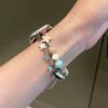 New Stone Link strap For Apple Watch band women Series Ultra 11/10/9/8/7/6/5/4/3/2/1 SE 38mm 40mm 41mm 42mm 44mm 45mm 46mm 49mm