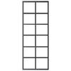 Vidaxl Sliding Door With Hardware, Esg Glass And Aluminium, 76X205 Cm
