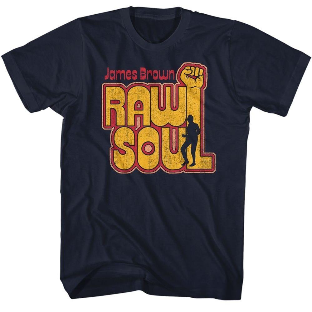 James Brown Raw Soul Music T-shirt Tops Tees Men's Women's Unisex