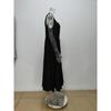 Rochie lungă cu bretele spaghetti, neagră, elegantă, pentru femei, rochii de petrecere subțiri, vintage, cu umăr deschis, la modă șic, retro, fără spate, haine Streetwear