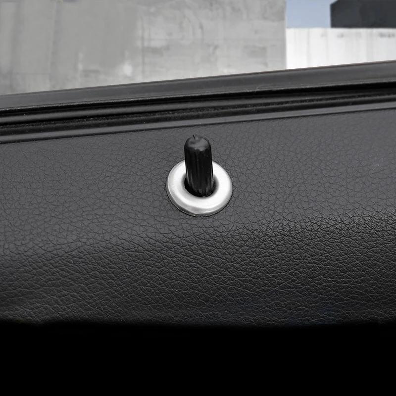 Für Mercedes Benz C-Klasse W204 C180 C200 4-teilige Metall-Aluminiumlegierung Autoersatzteile Türring Dekorabdeckung Zubehör