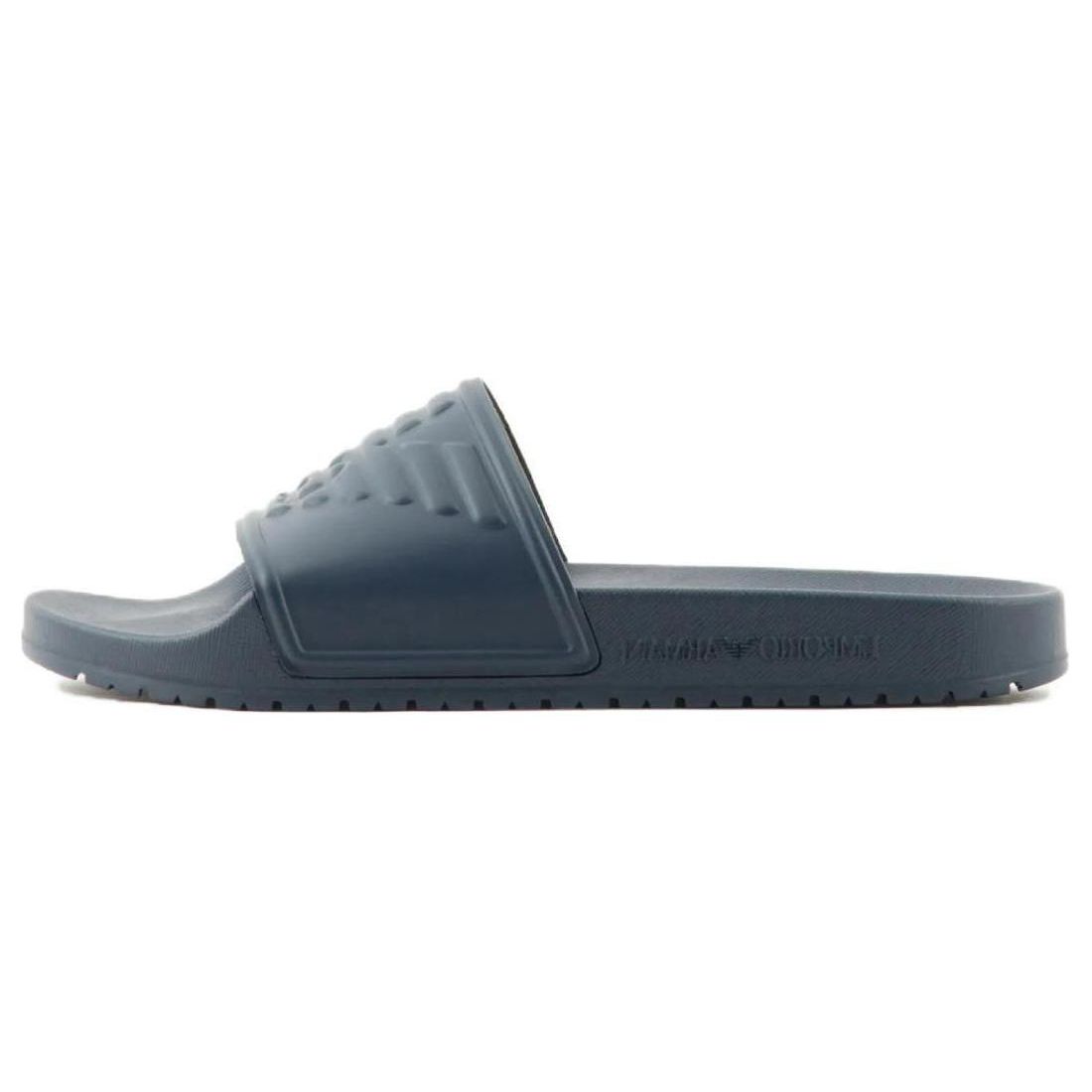 EMPORIO ARMANI Versatile Fashion Slide Slippers Men Blue XVPS08XN7471N151 41