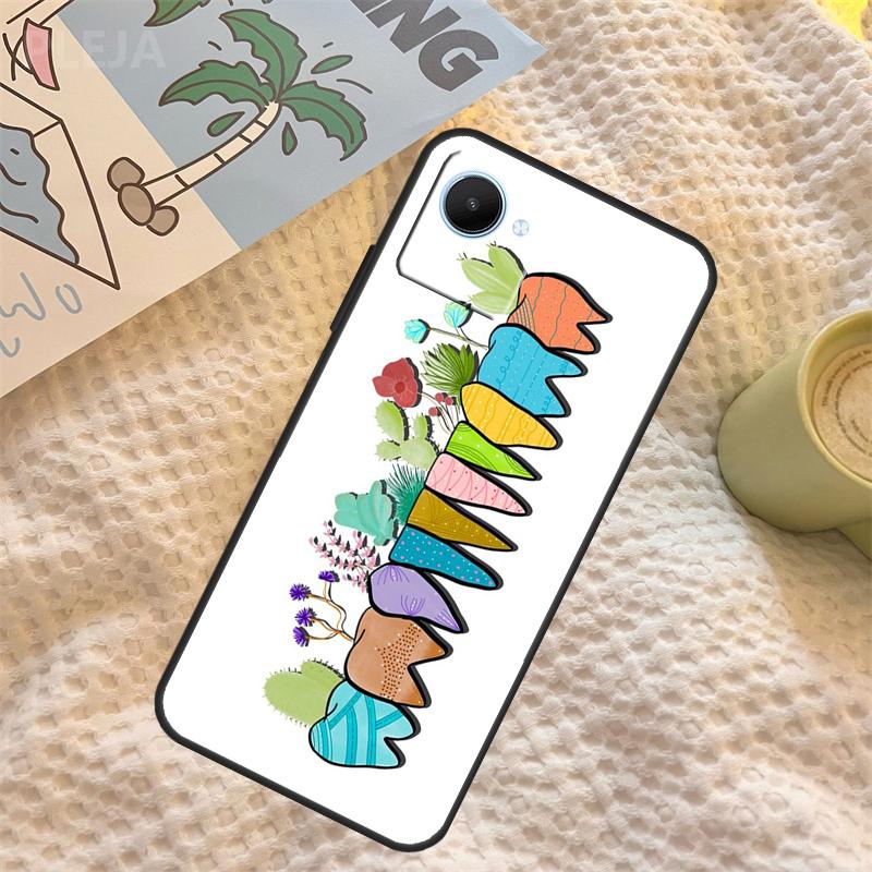Dentist Tooth Pattern Case For Realme C55 C71 C67 C51 C75 C63 C61 C65 C53 C35 11 12 13 14 Pro Plus GT6 GT7 15 Pro