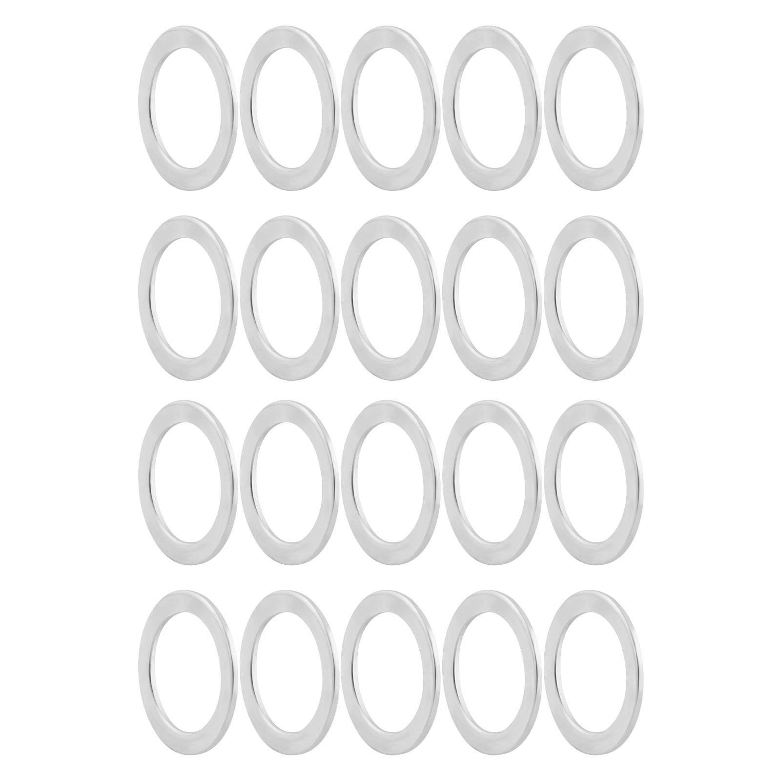 

10 шт. сменные шайбы для педалей велосипедов для горных велосипедов из нержавеющей стали, прокладка для педалей велосипедов, накладки на педали велосипедов 20PCS