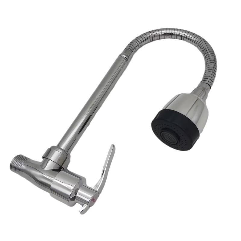 TLXT Kitchen Wall-Mounted Single Cold Swivel Faucet