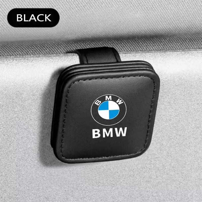 XJVYV1 For BMW 2025 Hot Car Glasses Holder Sunglasses Clip Eyeglass Case Card Clip Auto Accessories For BMW M M3 M5 X1 X3 X5 X6 E90 E91