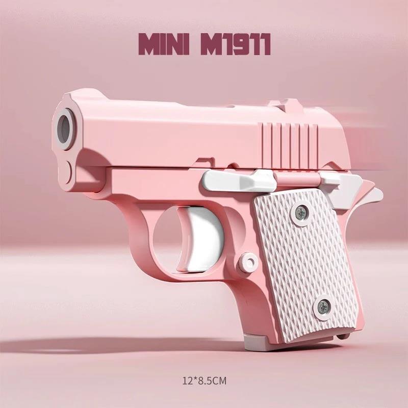 Nowość Ulga w Stresie Plastik ABS Mini 1911 Drukowany 3D Grawitacyjny Pistolet Fidget Zabawka Prezent Zabawka Promocyjna Dla Chłopców