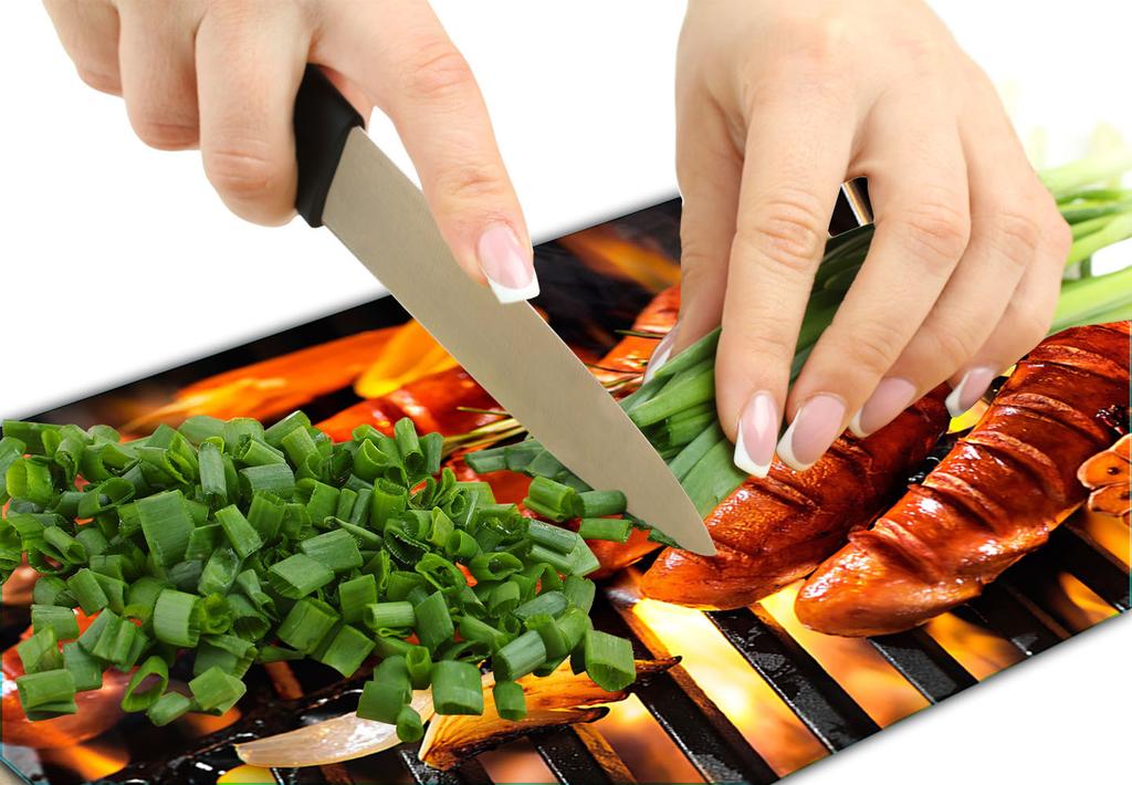Szklana Deska Do Krojenia Hartowana 30X22 Grill