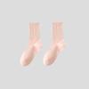 Women's Spring and Autumn 7A Antibacterial Cotton Solid Color Odor Proof Sports Stockings