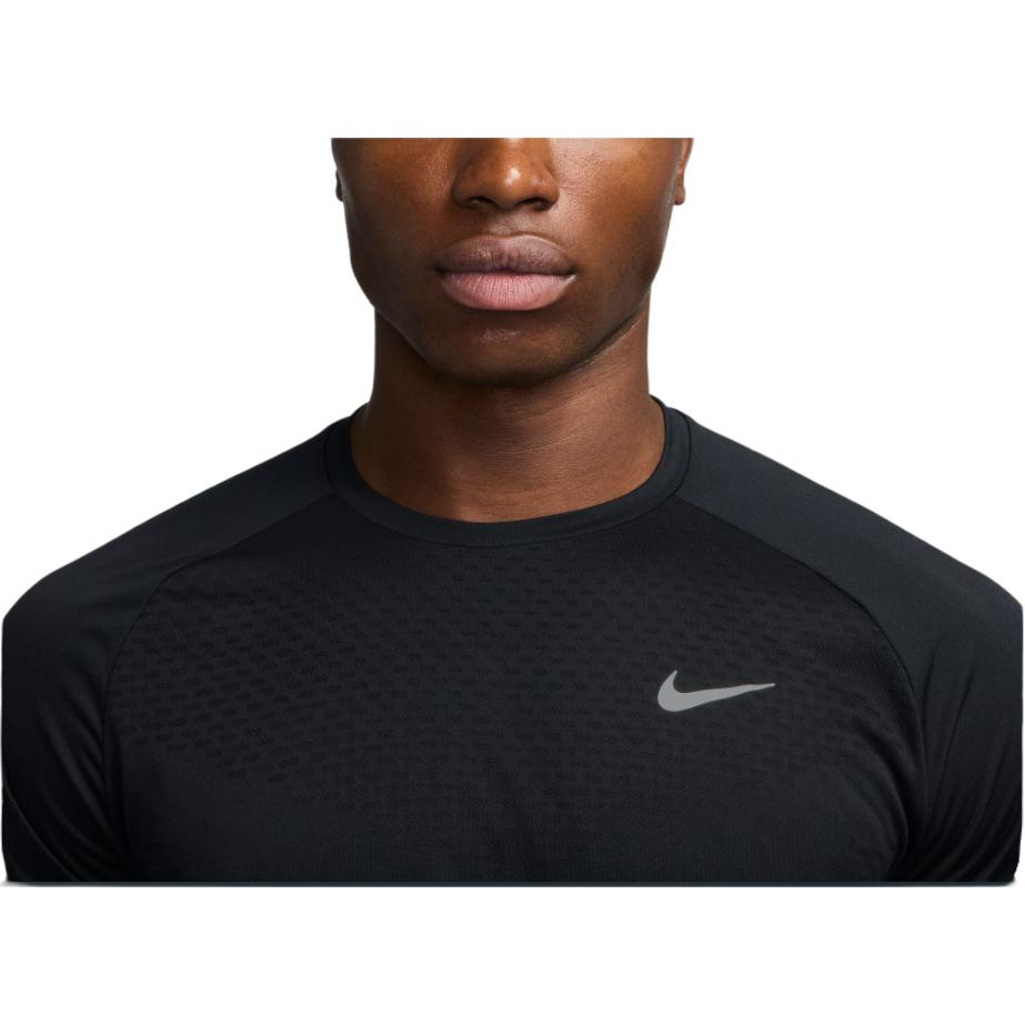 Nike Logo Round Neck Raglan Short Sleeve T-Shirt Men T-Shirts Black HV5203-010