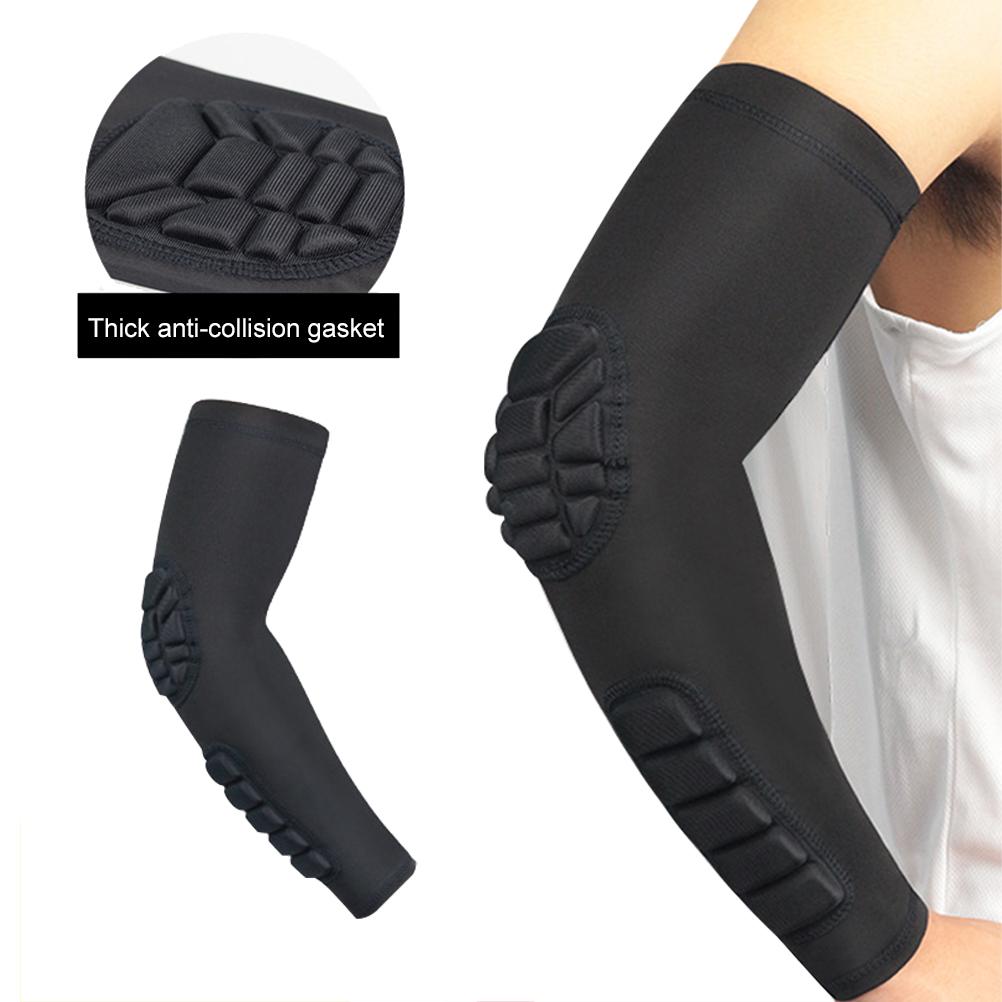 Elbow Sleeve Padded Compressed Arm Forearm Guard Sports Shooter Sleeves Protective Pads Support for Football Basketball
