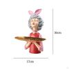 Charming Girl Figurine Organizer for Home Decor