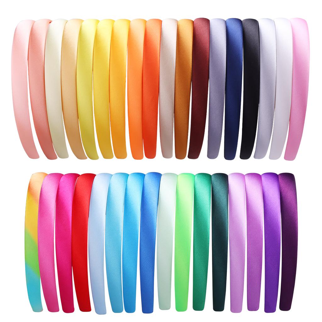 60Pcs/lot Mini Bows Elastic Hair Bands for Girls Rubber Band Random Color Hair Rope Ponytail Headwear Girls Hair Accessories