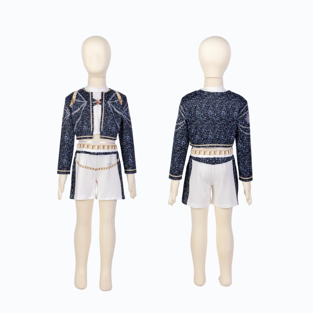 Korean POP Singer Band Team KPOP Cosplay Costume for Children Girls Carnival Party Halloween Christmas Dress Up Outfit