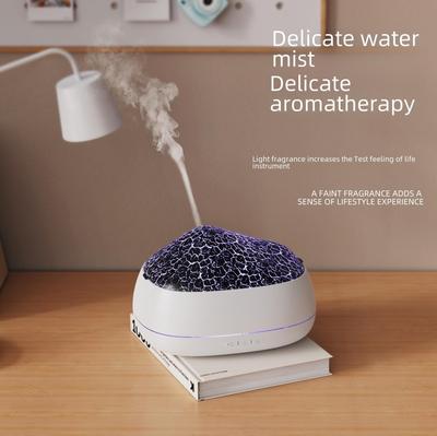 Difusor de Aroma Vulcânico: Lâmpada de Mesa Colorida e Umidificador para Quarto