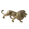 Metal Animal Figurines Lions Statues Shelf Decors Accent Lions Decorative Objects Tabletop Centerpieces for Home Decors