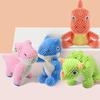 Lovely Dinosaurs Squeaky Dog Chew Toy for Interactively Fun Playing Anxiety Reliefs with Chew Resistant Easyly Washing